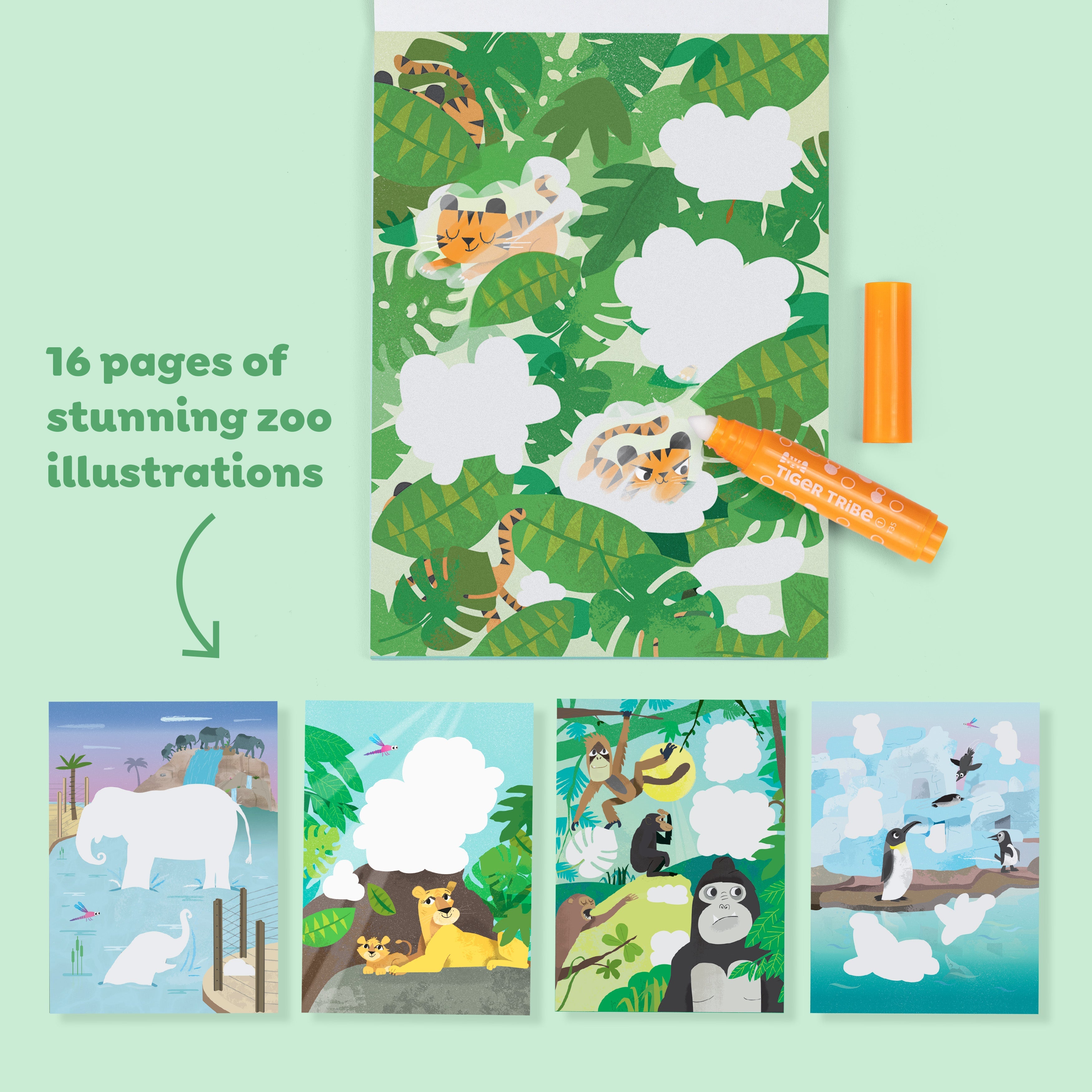 Tiger Tribe Colour Surprise - Zoo Adventures in Single