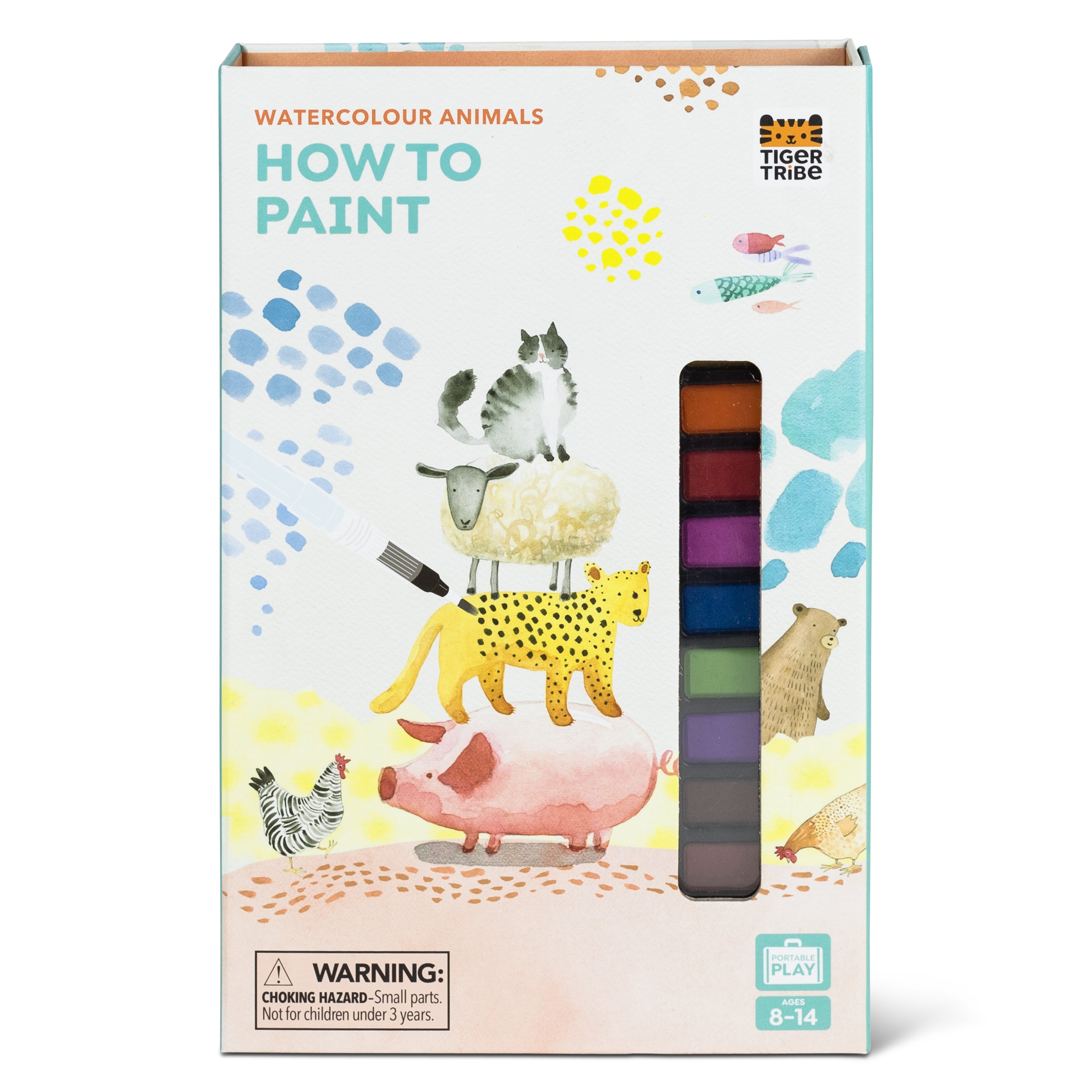 Tiger Tribe How To Paint - Watercolour Animals in Single