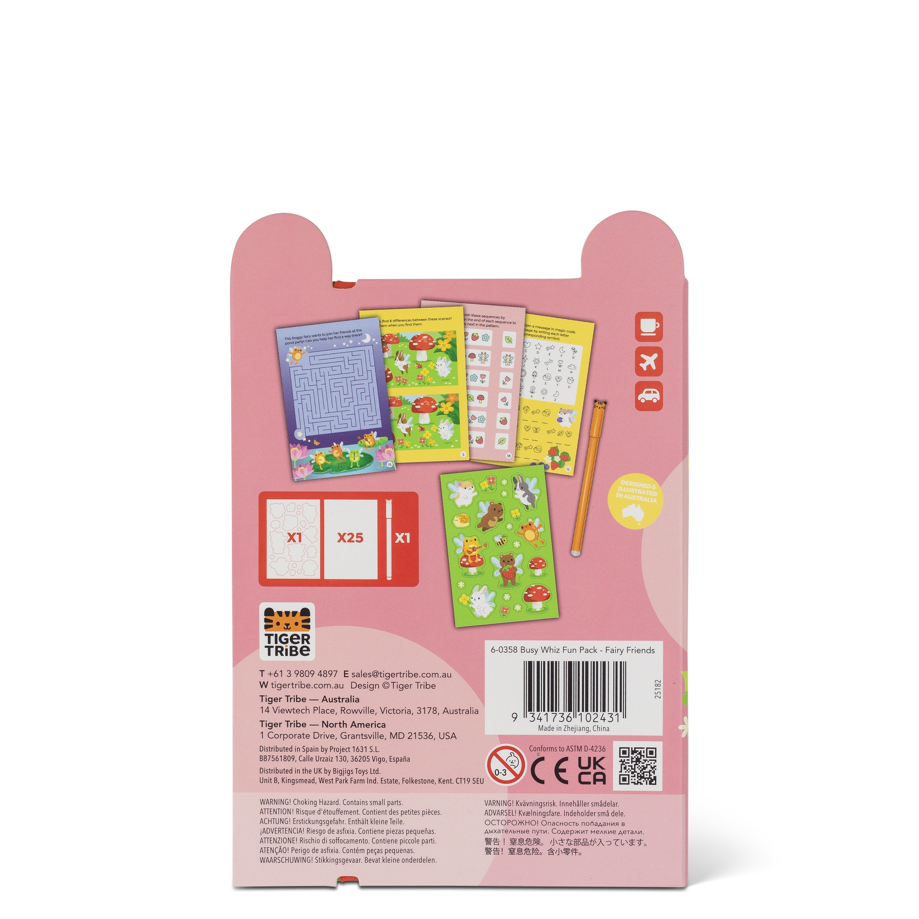 Tiger Tribe Busy Whiz Fun Pack  - Fairy Friends in Single