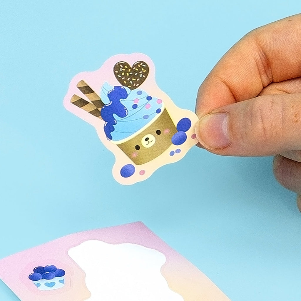 Tiger Tribe Scented Stacks Of Stickers - Dreamy Desserts in Single