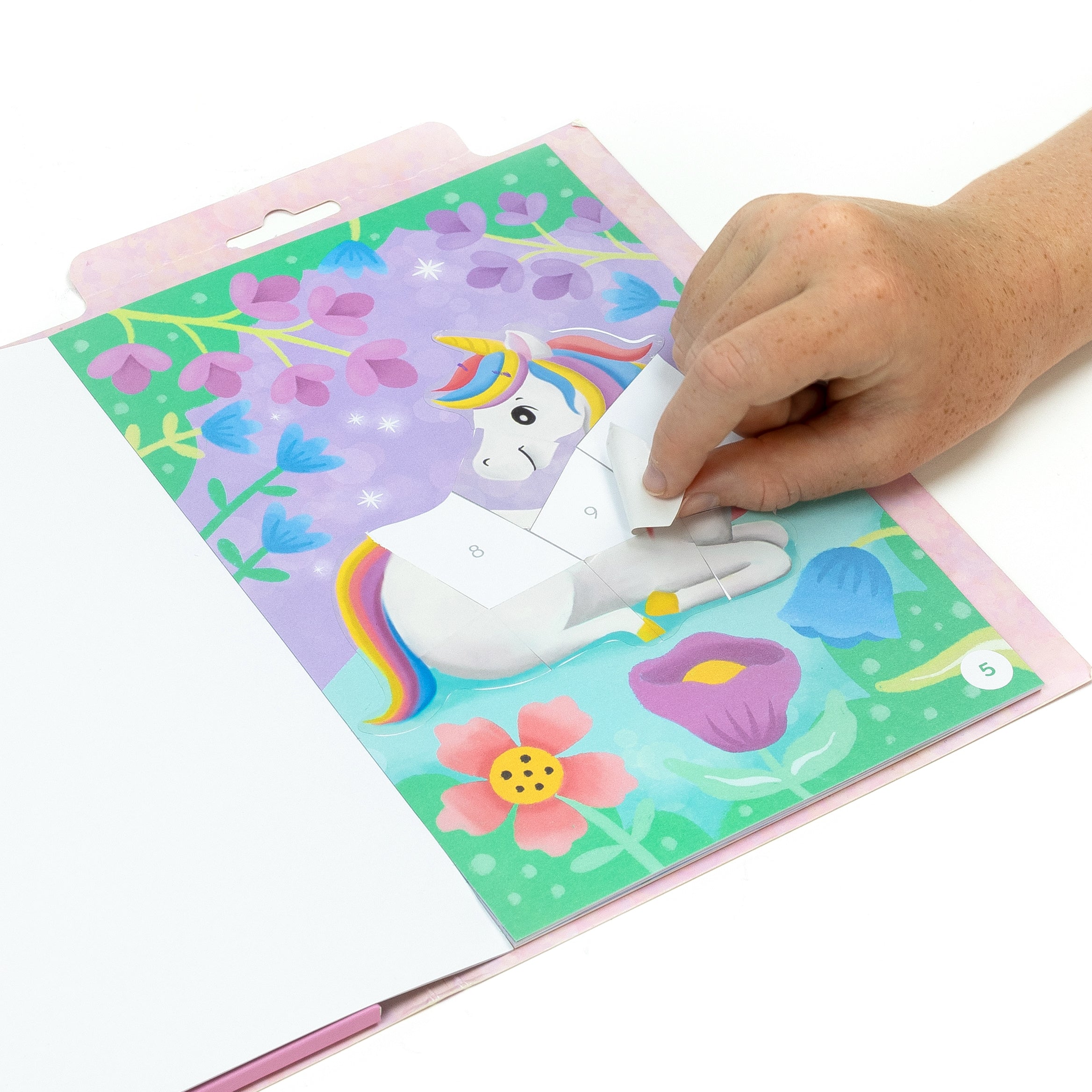 Tiger Tribe Sticker By Numbers - Magical Garden in Single