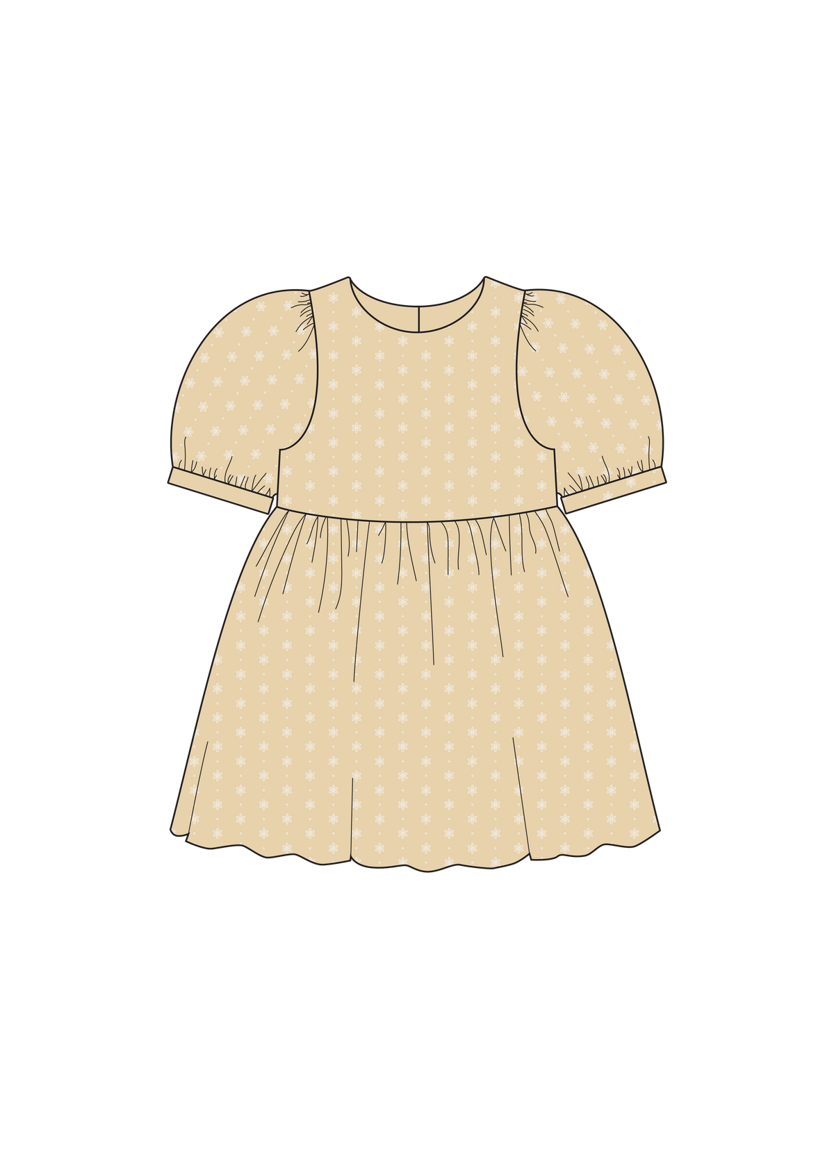 Nature Baby Sweet Alice Dress in Buttercup