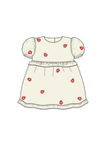Nature Baby Valentina Dress in Red Flora