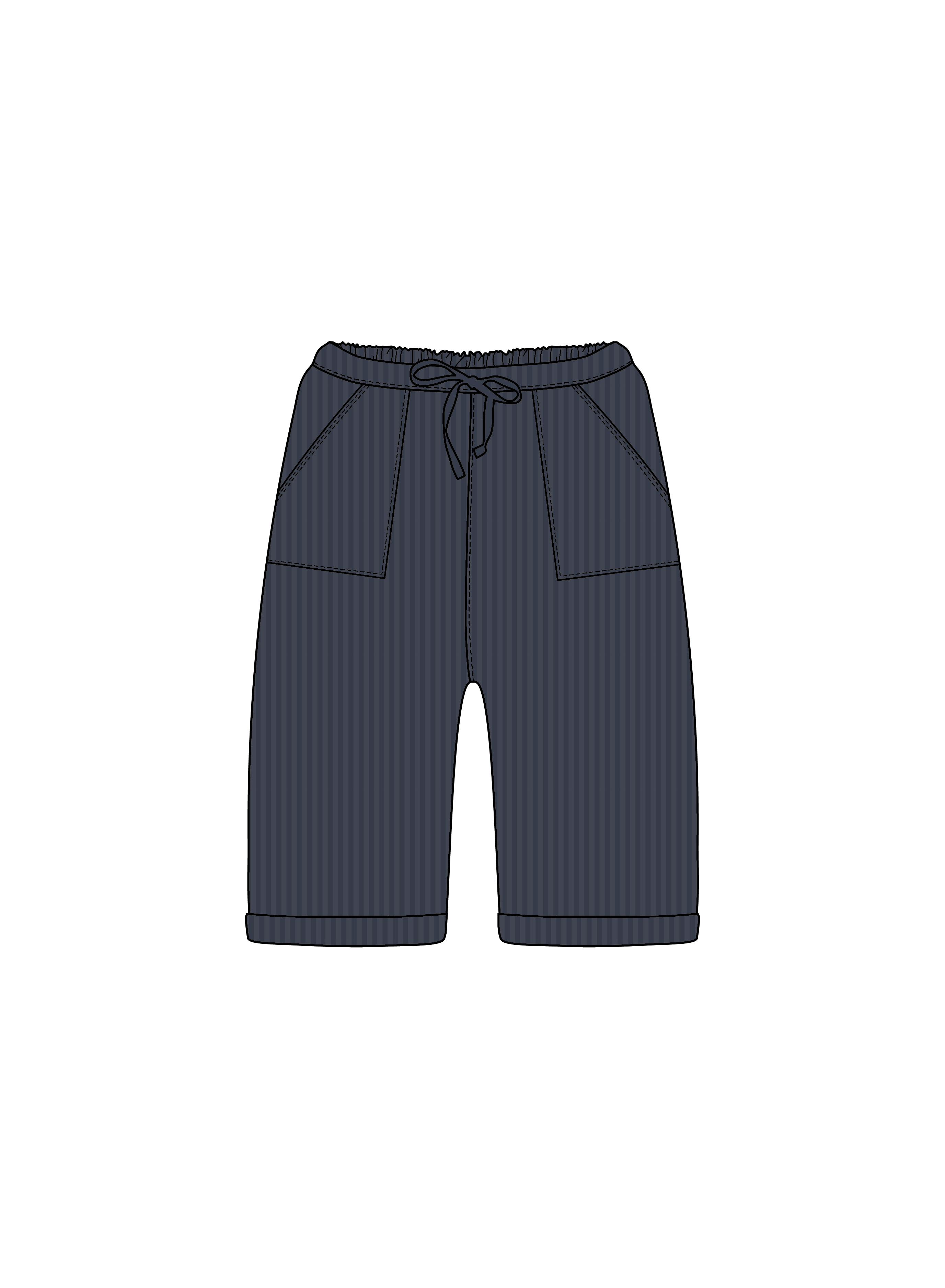 Nature Baby Teddy Cord Pants in Navy