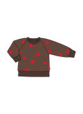 Nature Baby Emerson Sweater in Grande Radish Pinecone Print