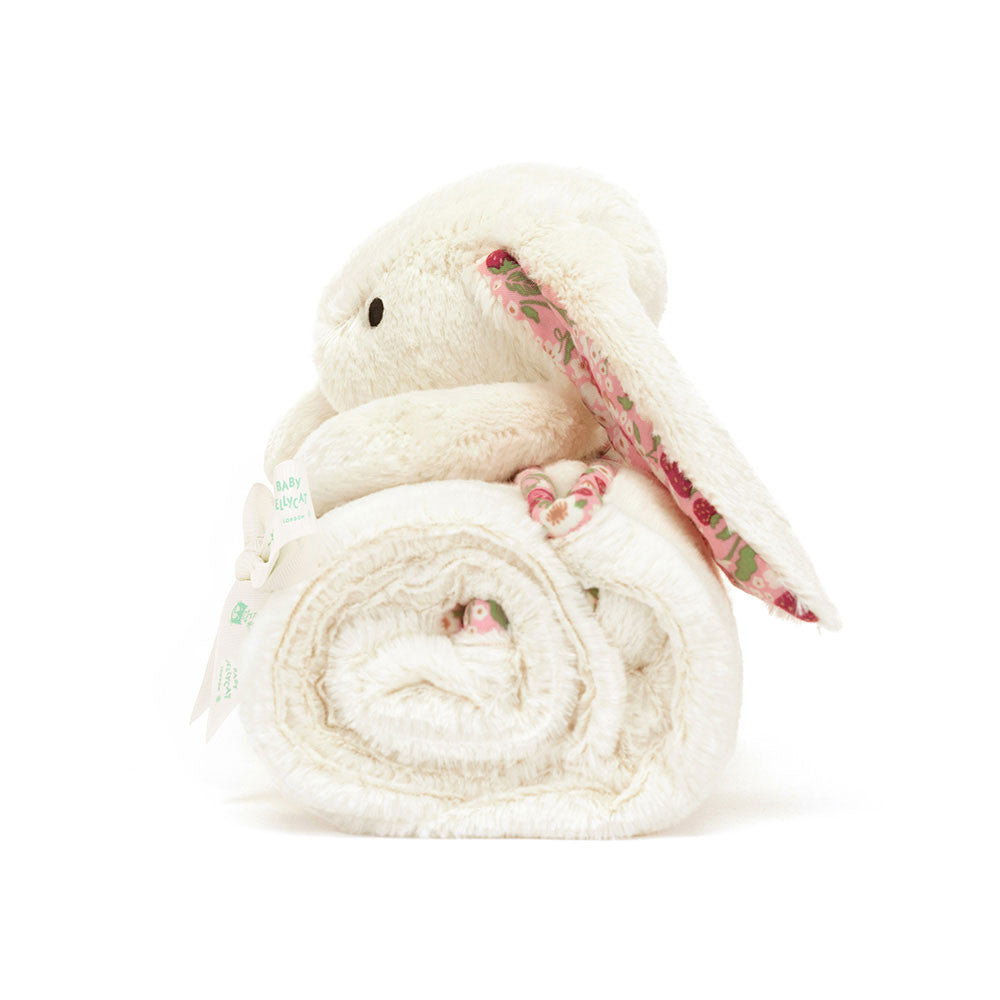 Jellycat - Blossom Cream Bunny "Berry" Blankie