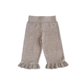 Grown Organic Frill Knit Flares - Oatmilk in Single
