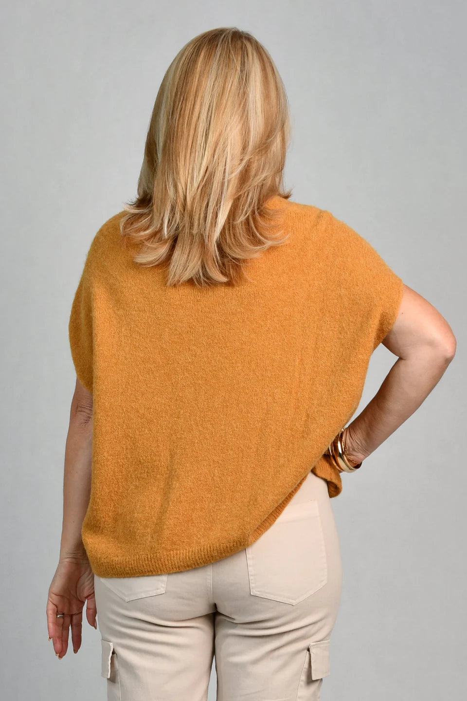 La Sofia - Wilma Wool Top - Mustard