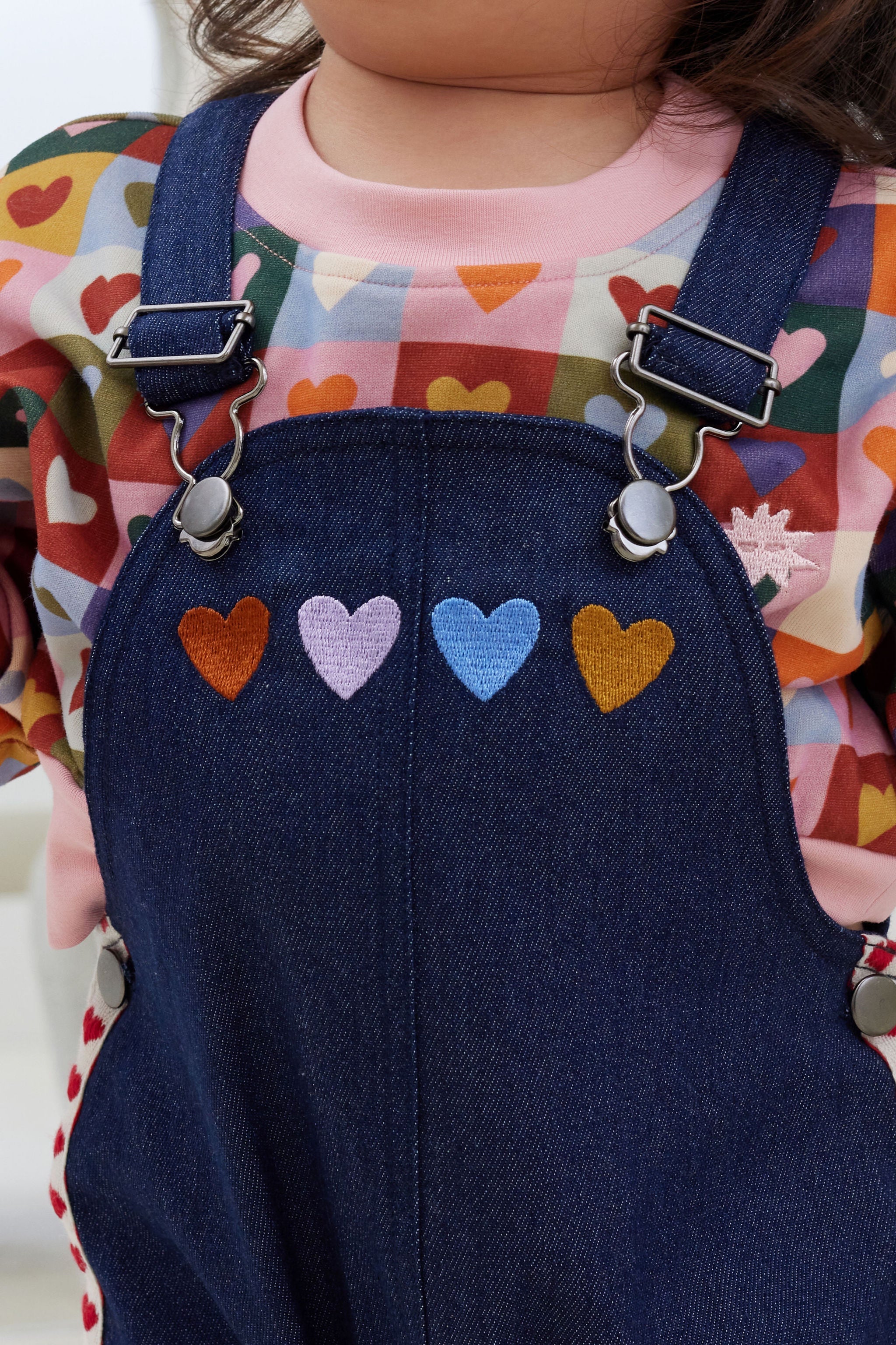 Kapow Heart Checkerboard Sweater