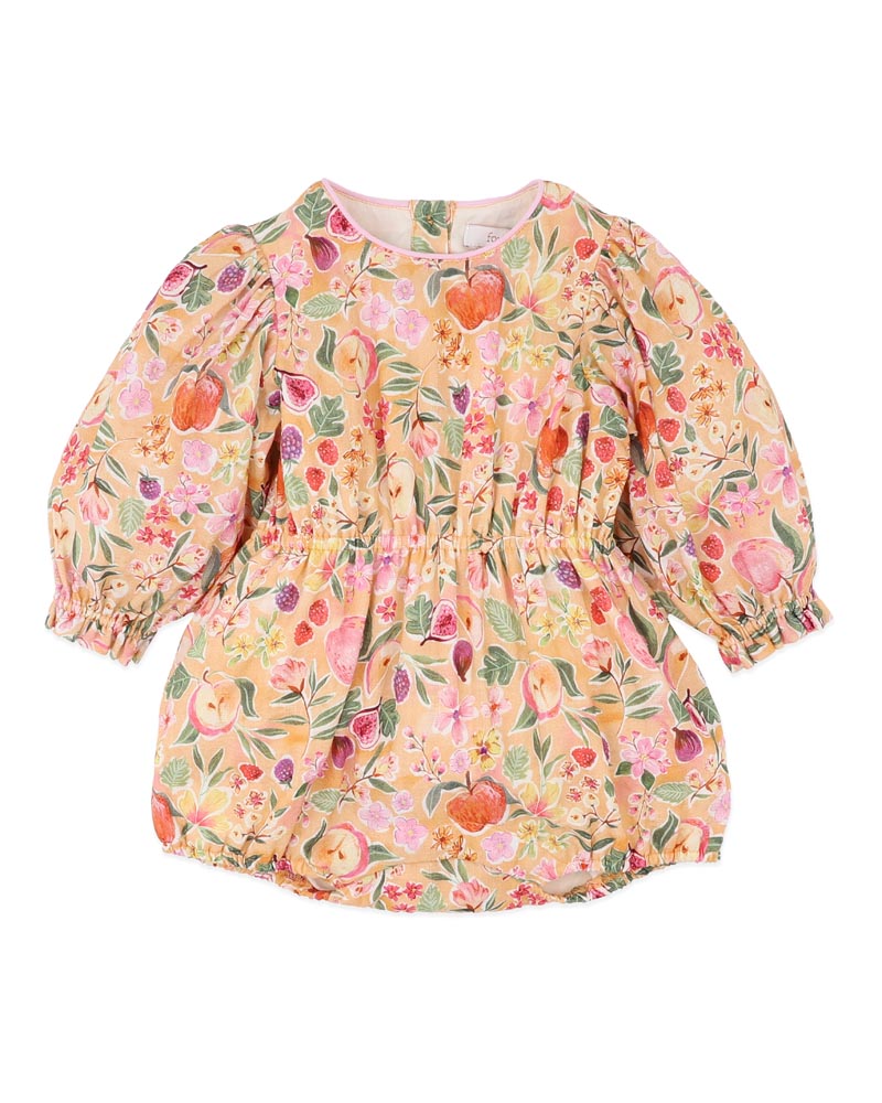Fox & Finch Orchard Bloom Ls Romper in MULTI