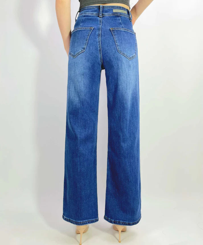 Country Denim - (CGJ1492) - Jlo Flare Dk Denim