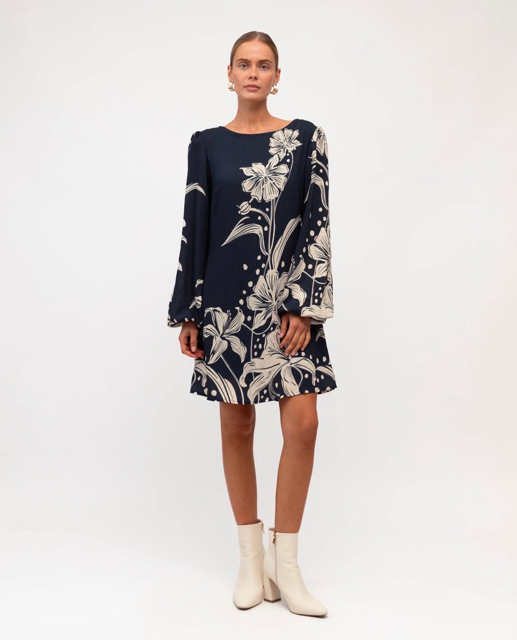 White Closet - Velvet Petals Dress