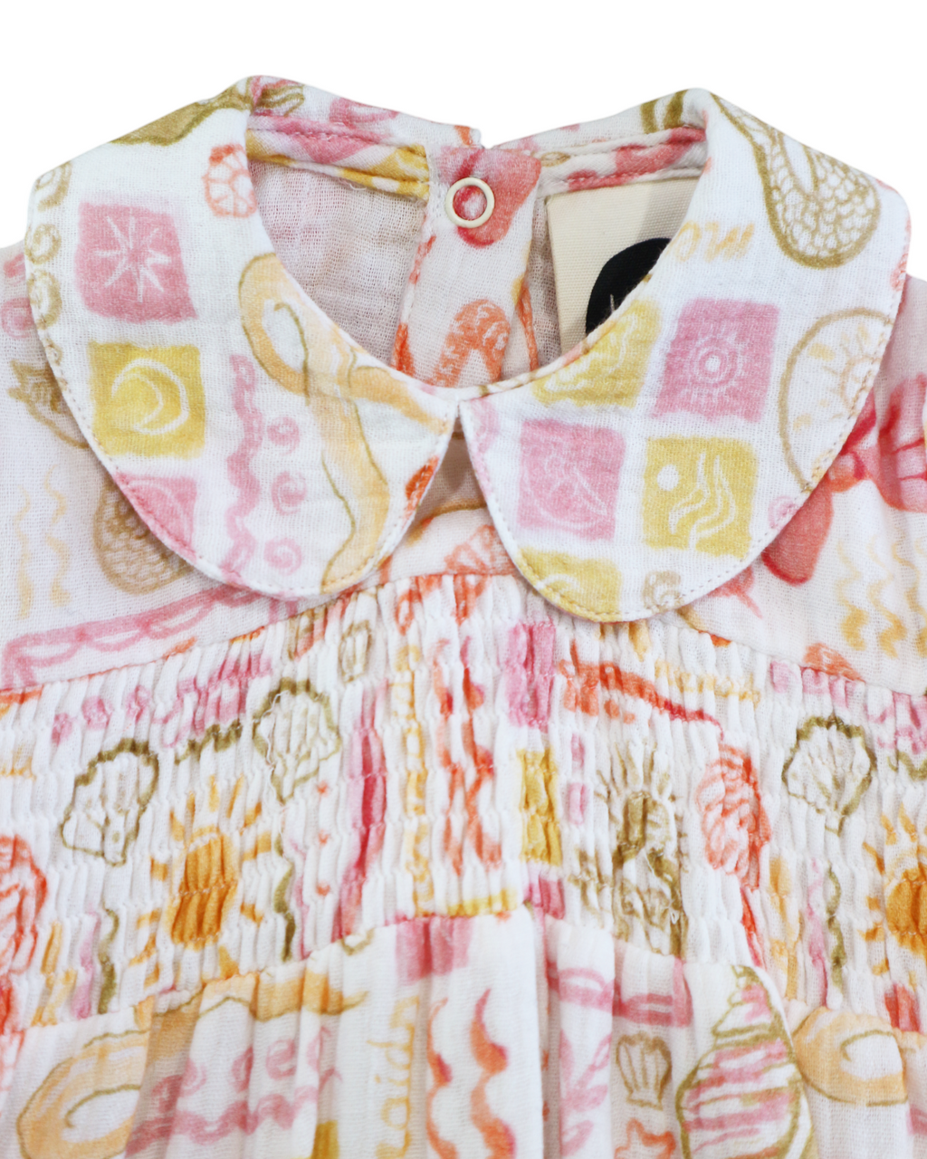 Kapow Mermaid Beach Collared Playsuit
