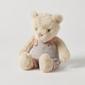 Jiggle & Giggle Roger Bear in Beige/Blue