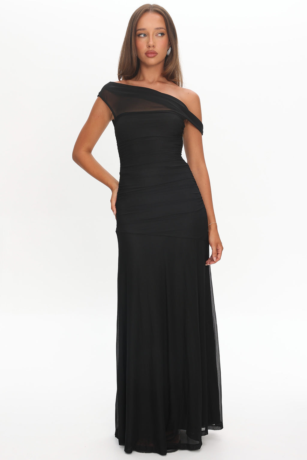 Here come the Sun - Off Shoulder Maxi Dress