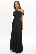 Here come the Sun - Off Shoulder Maxi Dress