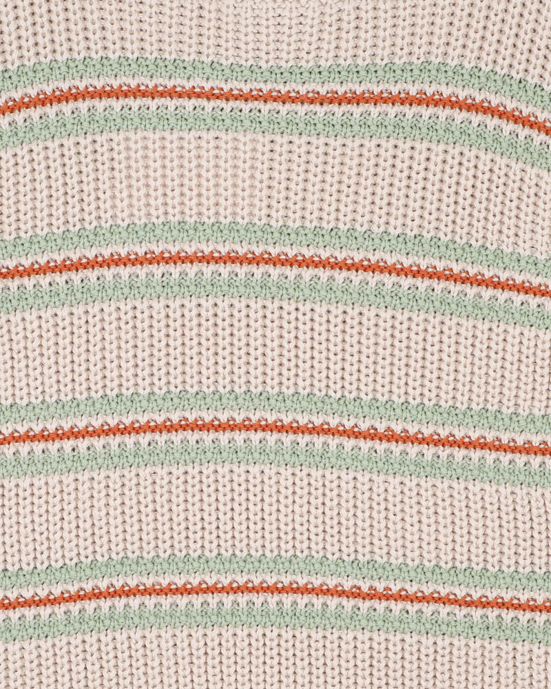 Fox & Finch Wild Side Stripe Knitted Jumper 3-7 Yrs in MULTI