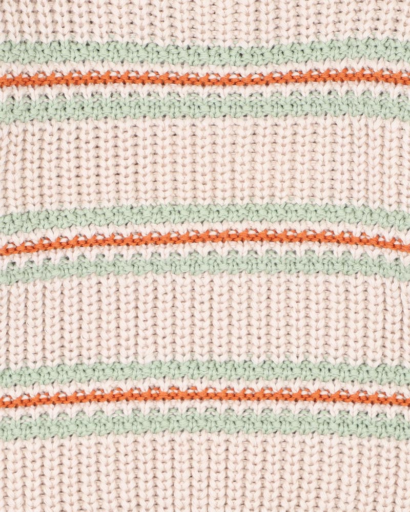 Fox & Finch Wild Side Stripe Knitted Jumper in MULTI