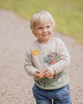 Bébé by Minihaha Hunter Farm Organic Knitted Jumper in MULTI