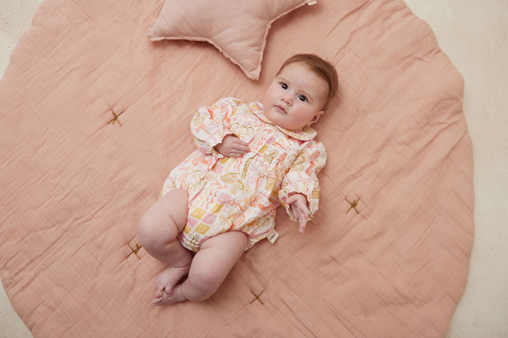 Kapow Mermaid Beach Collared Playsuit