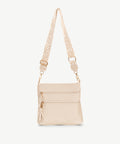 Sassy Duck Bluebelle Leather Cross Body Bag Off White