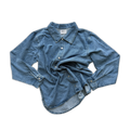 Grown Ladies Organic Starlight Embroidery Denim Shirt Jacket in Single