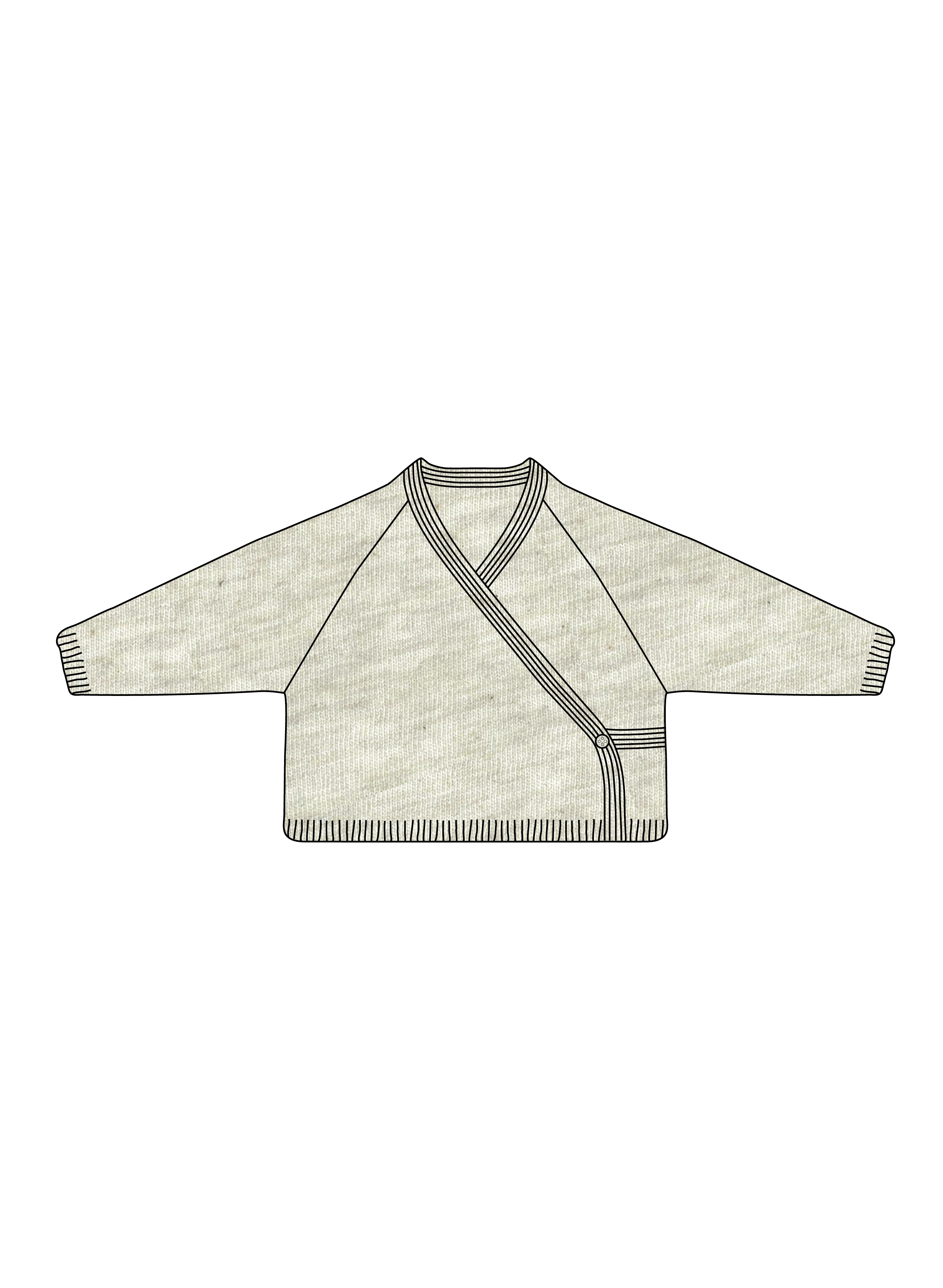 Nature Baby Cecil Cardigan in Oatmeal Marl
