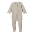 Nature Baby Dreamlands Suit in Mushroom Pinstripe