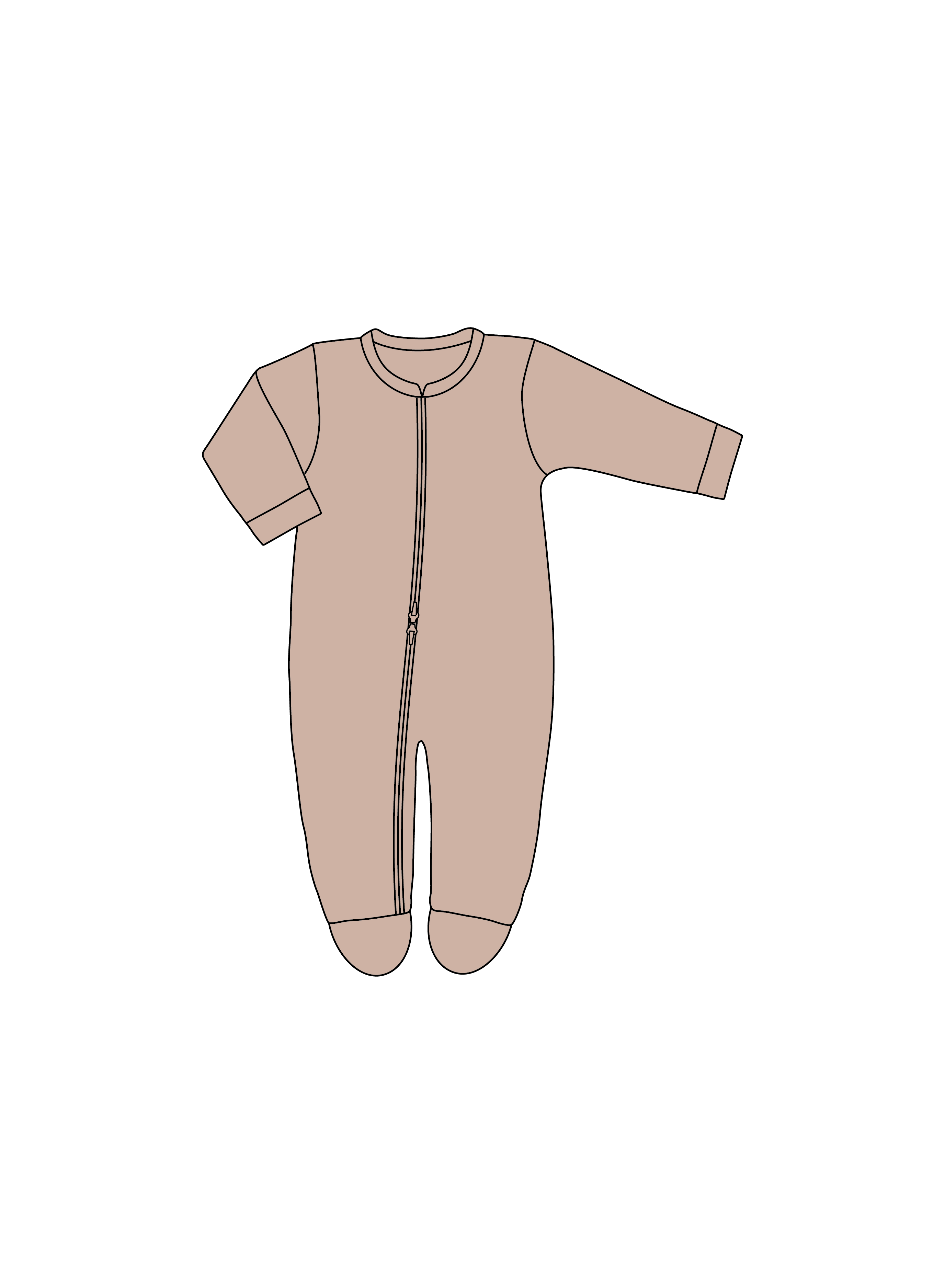 Nature Baby Dreamlands Suit Waffle in Rose Dust