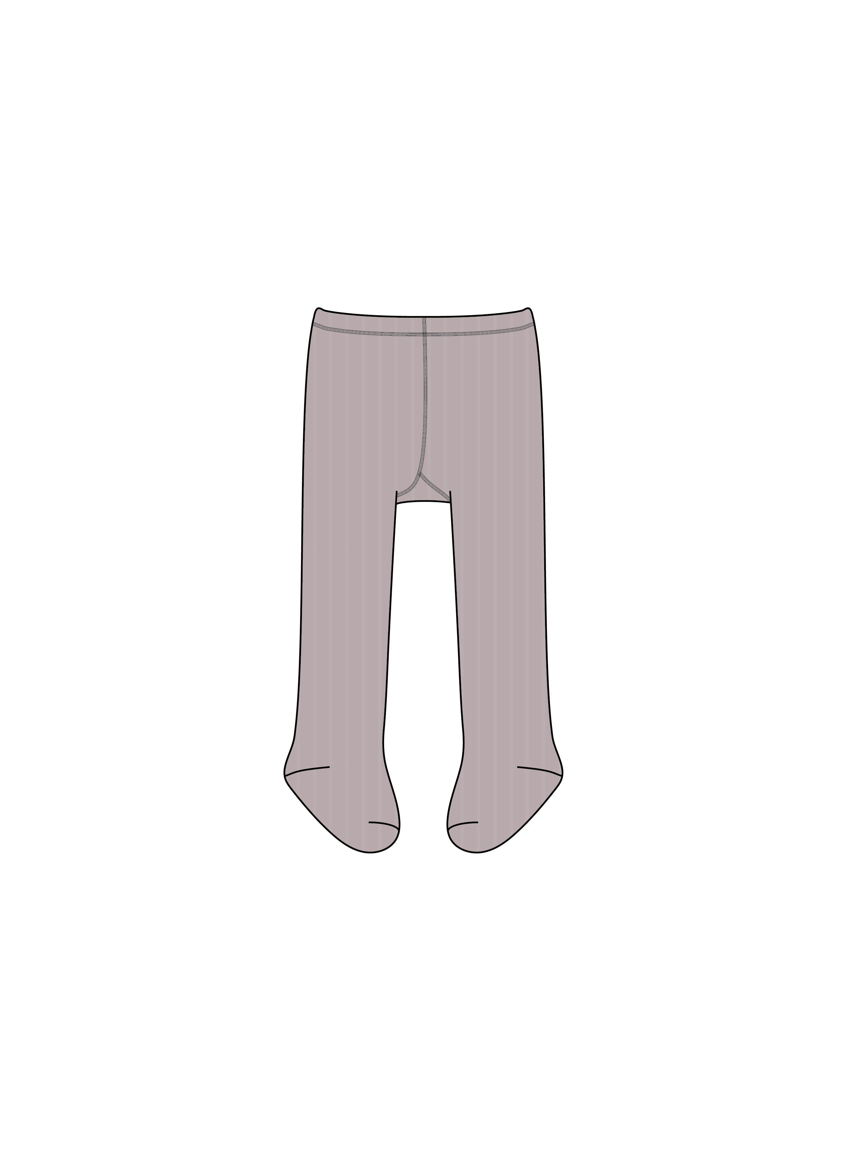 Nature Baby Organic Cotton Tights in Lilac