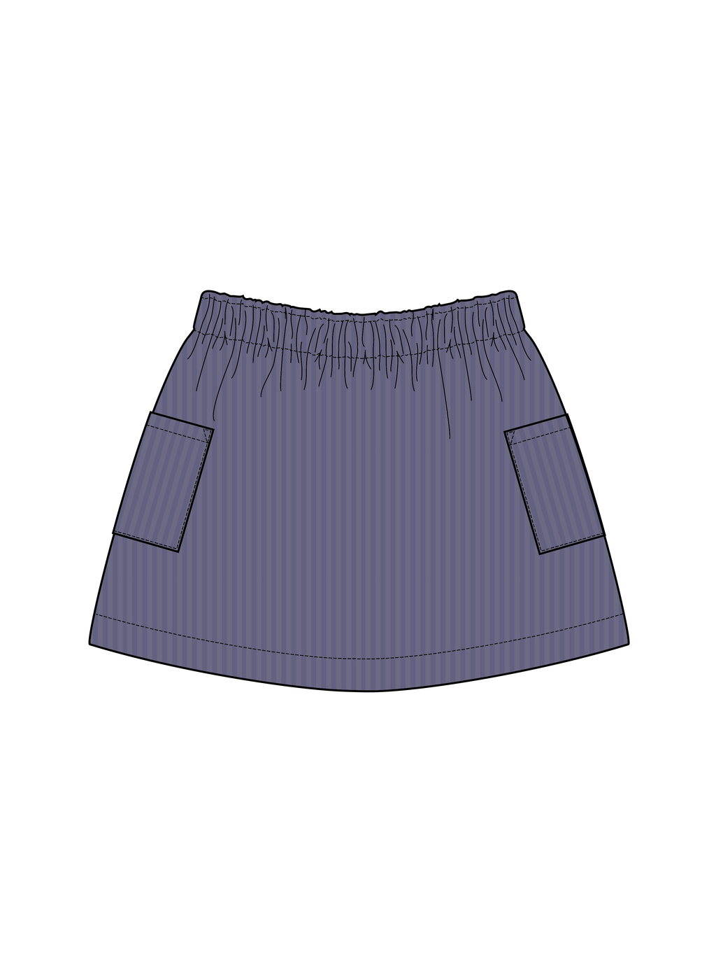 Nature Baby Andy Skirt in Heron