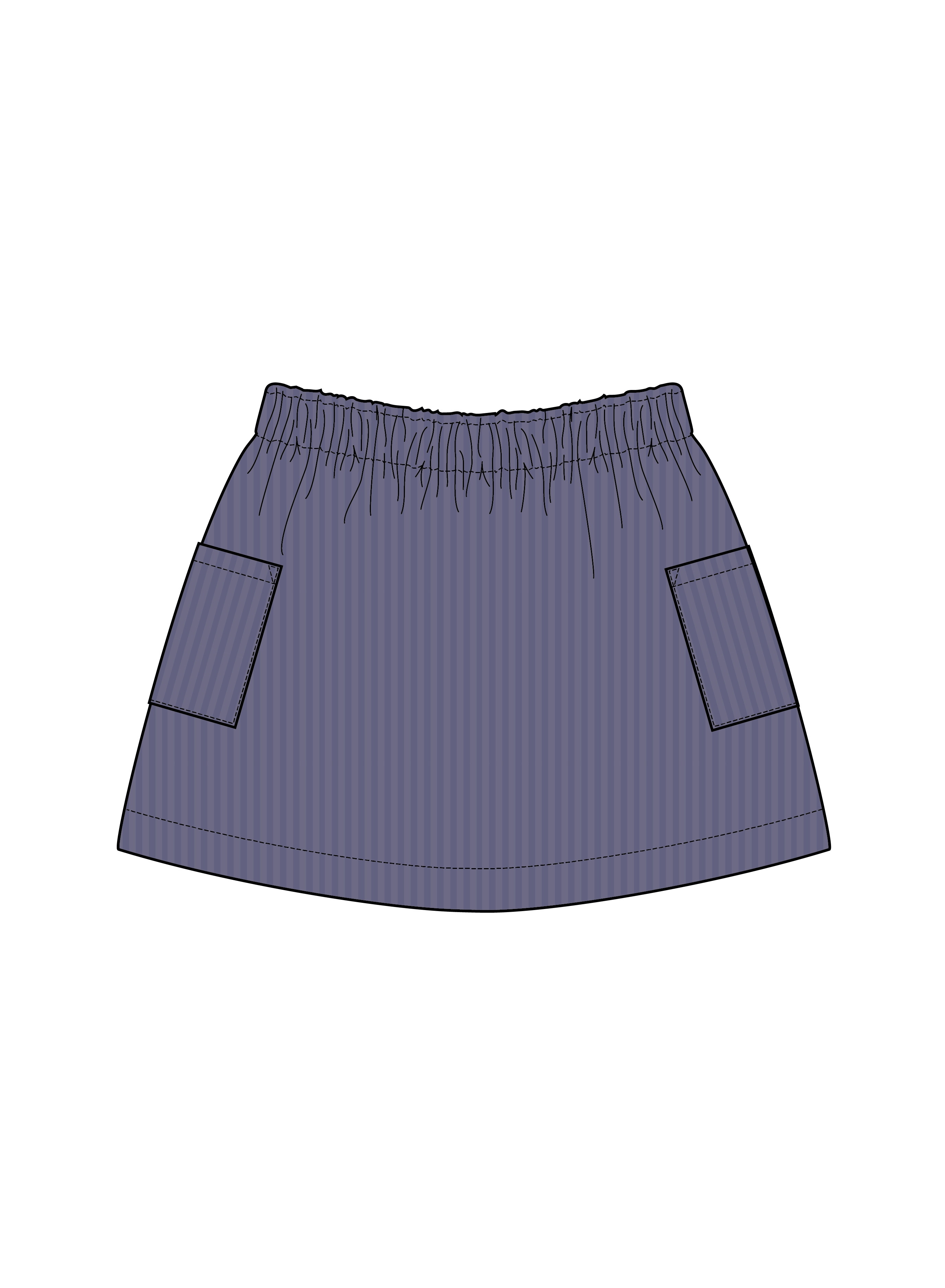 Nature Baby Andy Skirt in Heron