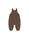 Nature Baby Teddy Overalls in Pinecone