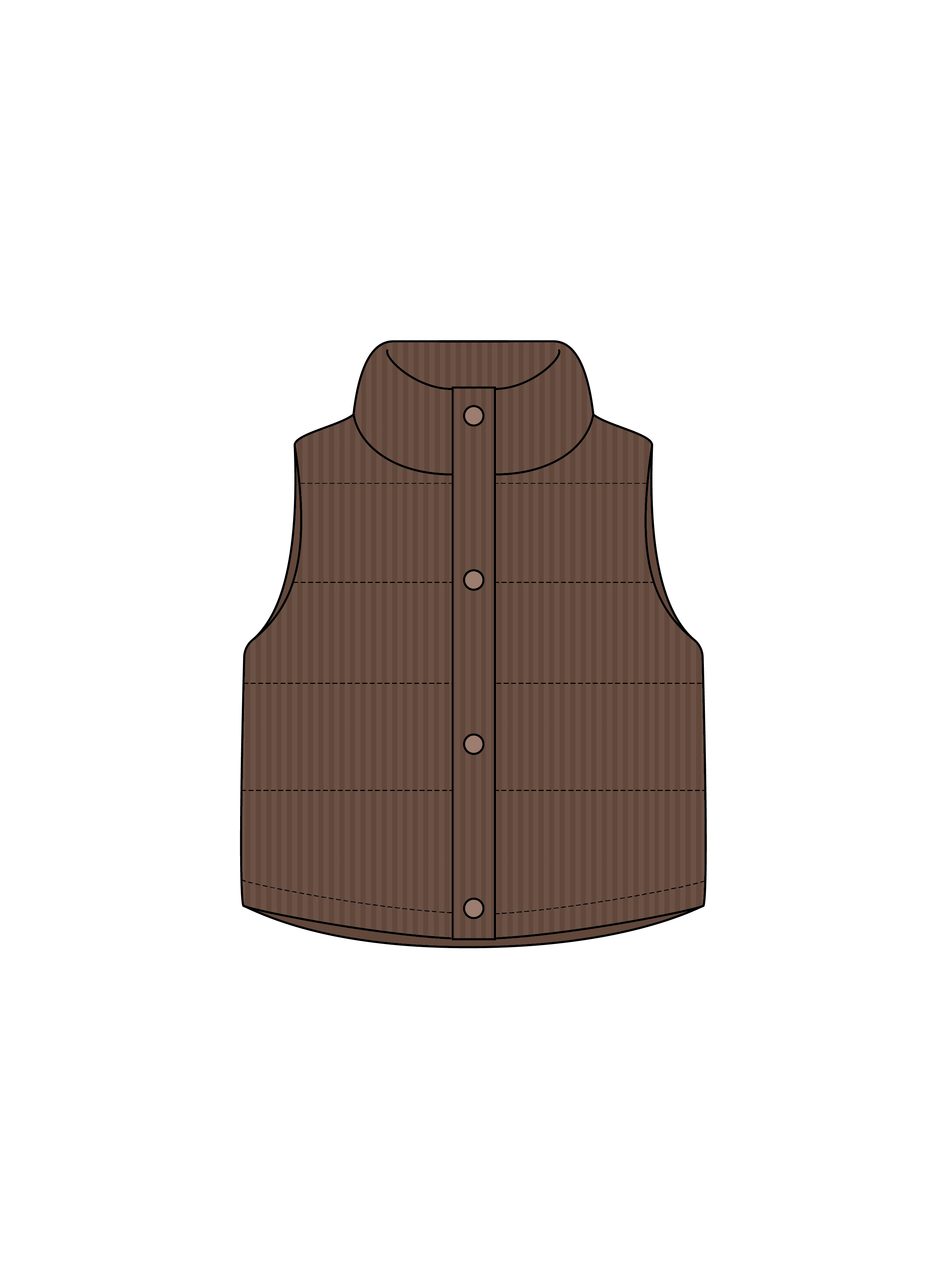 Nature Baby Abel Vest in Pinecone