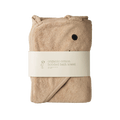 Nature Baby Bunny Hooded Towel in Nougat