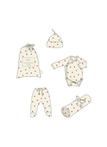 Nature Baby Welcome Home Set in Raspberry Print