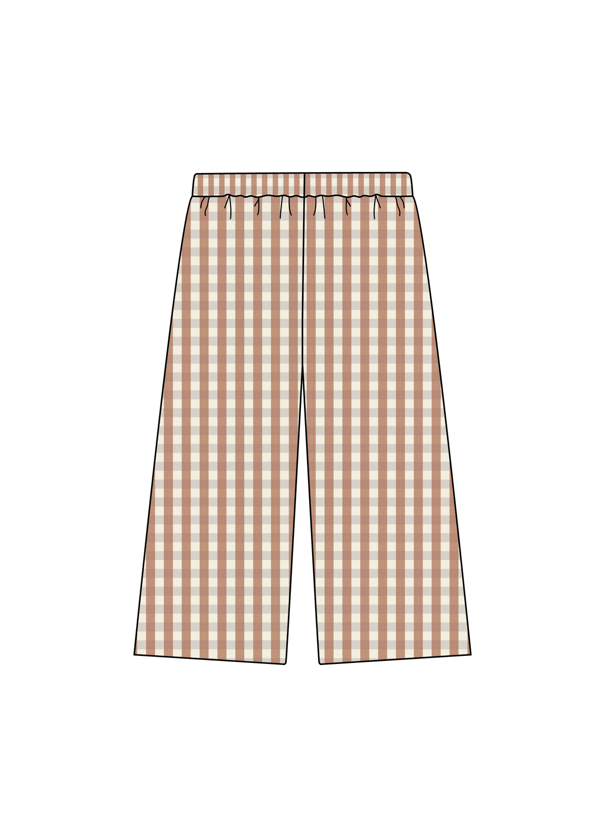 Nature Baby Pippin Pants in Dandelion Gingham