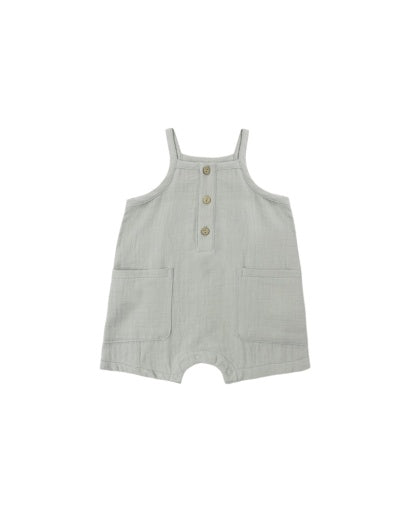 Quincy Mae Oakley Romper Sage in SAGE