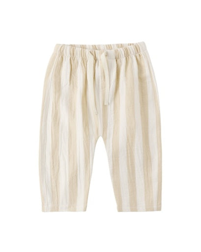 Quincy Mae Henry Pant Summer Stripe in BUTTERSCOTCH