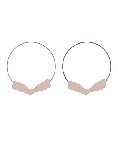 Quincy Mae Little Knot Headband Mauve in MAUVE