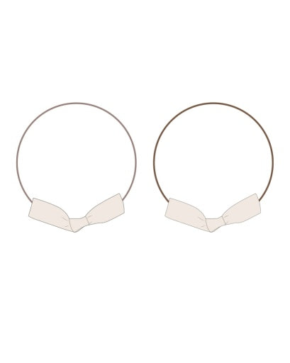 Quincy Mae Little Knot Headband Natural in NATURAL