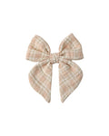 Quincy Mae Bow Pink Plaid in PINK