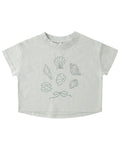 Rylee + Cru Boxy Tee Seashells in SEAFOAM