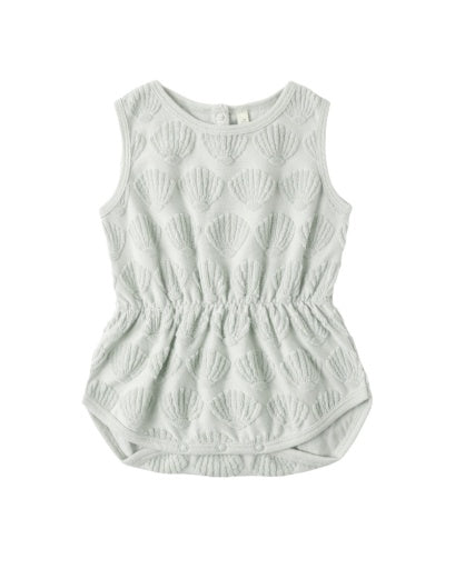 Rylee + Cru Cinch Playsuit Seashells in SEAFOAM