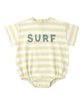 Relaxed Bubble Romper Surf in CITRON
