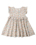Rylee + Cru Brielle Dress Flower Field in IVORY