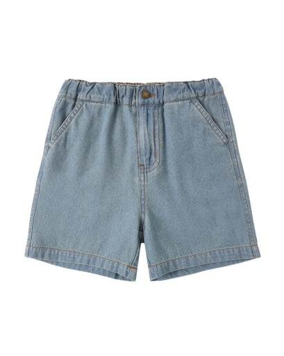 Rylee + Cru Dawson Short Washed Blue in BLUE