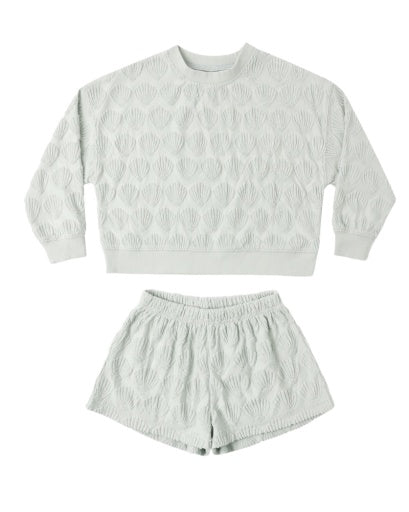 Rylee + Cru Karli Set Seashells in SEAFOAM