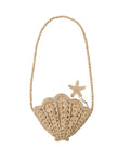 Rylee + Cru Shell Purse Straw in STRAW
