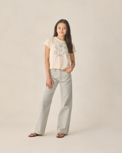 Rylee + Cru Teen Vintage Tee Seashells in NATURAL